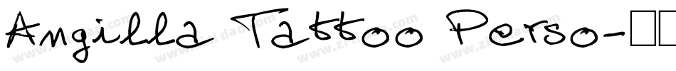 Angilla Tattoo Perso字体转换